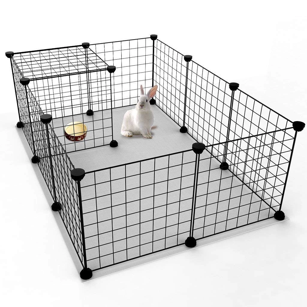 

Iron cage small medium dog cat rabbit piglet fence pet dog