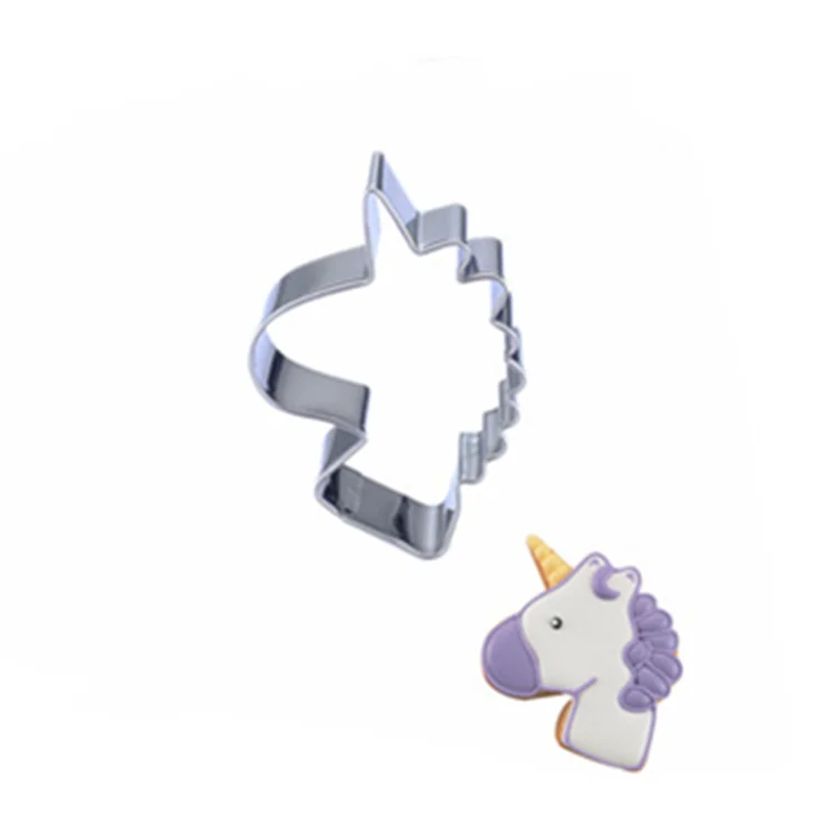 

Unicorn Shape Food Grade Stainless Steel Cookie Cutter