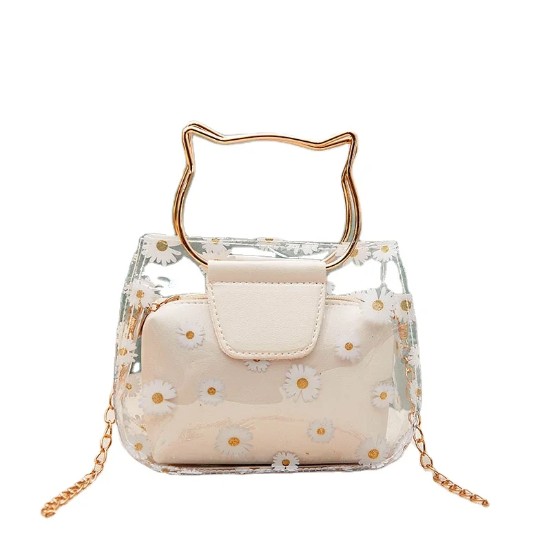 

Clear Crossbody Handbags Fashion Women's Waterproof Clear Handbags, White