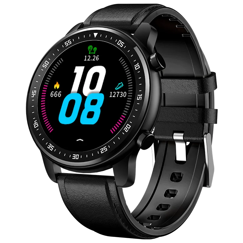 

2021 Amazon Design Men Sport Music Band Bracelet Fitness Waterproof BT 4.0 Smart Watch Android Smartwatch