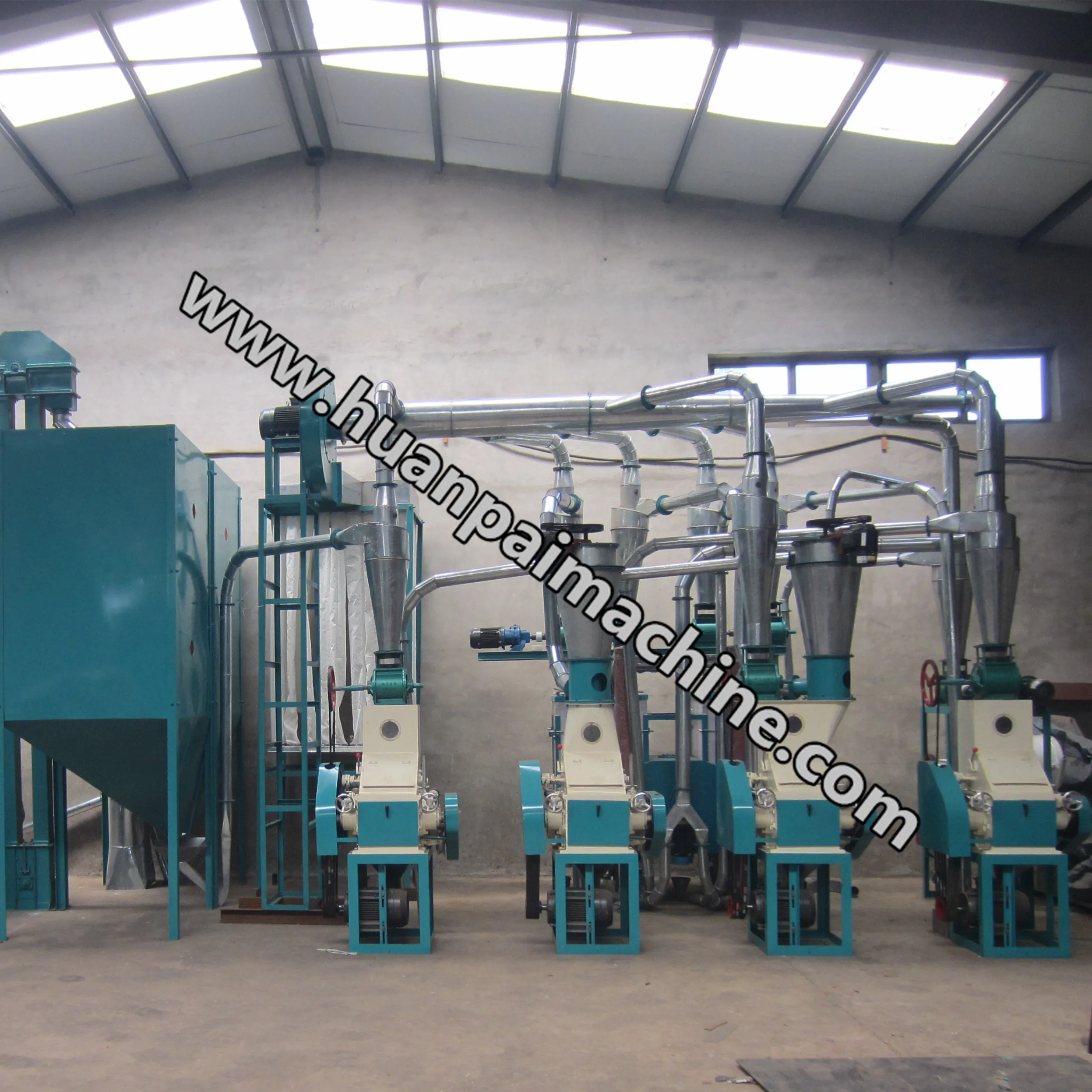 Home Wheat Flour Milling Plant Specification / Fully Automatic Wheat ...