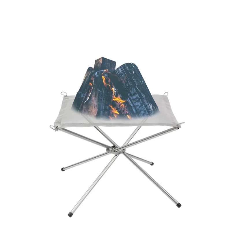 

Portable Outdoor Fire Pit Collapsing Steel Mesh Fire stove