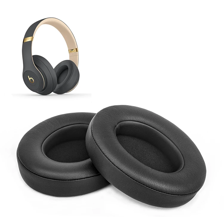 

Replacement Earpads Foam Ear Pads Cushion Covers Earmuff for Beats Studio Headphone Headset, Black / red / white/blue