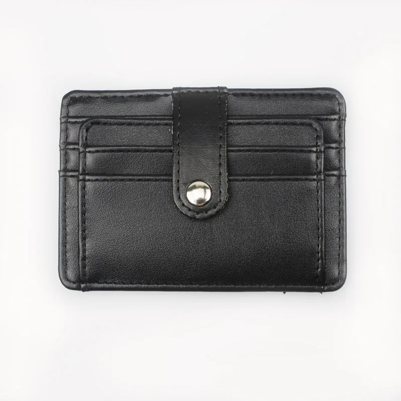 

Custom RFID leather Stocking Men Smart cardholder wallet sleeves Front Pocket Minimalist Slim card Wallet for men