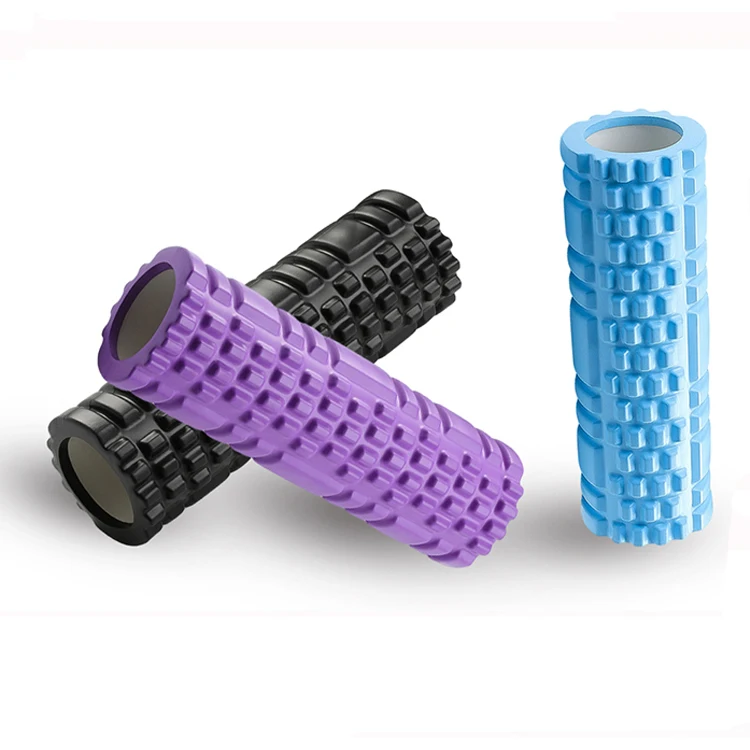 

Wholesale Custom Logo Holdable Fitness Exercises High Density Hollow Massag Eva Soft 3Inch Rollers Foam Roller Yoga, 3 colors