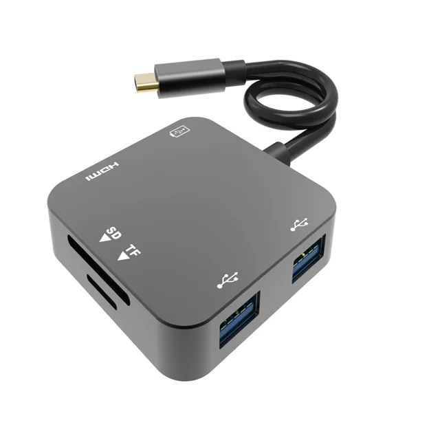 Multi-Port Adapter Docking Station with HDMI Type-C Port