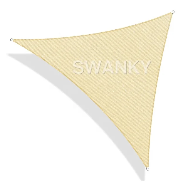 

Sun Shade Sail Triangle UV Block Sun Sail Shades for Patio Garden Outdoor, Sand