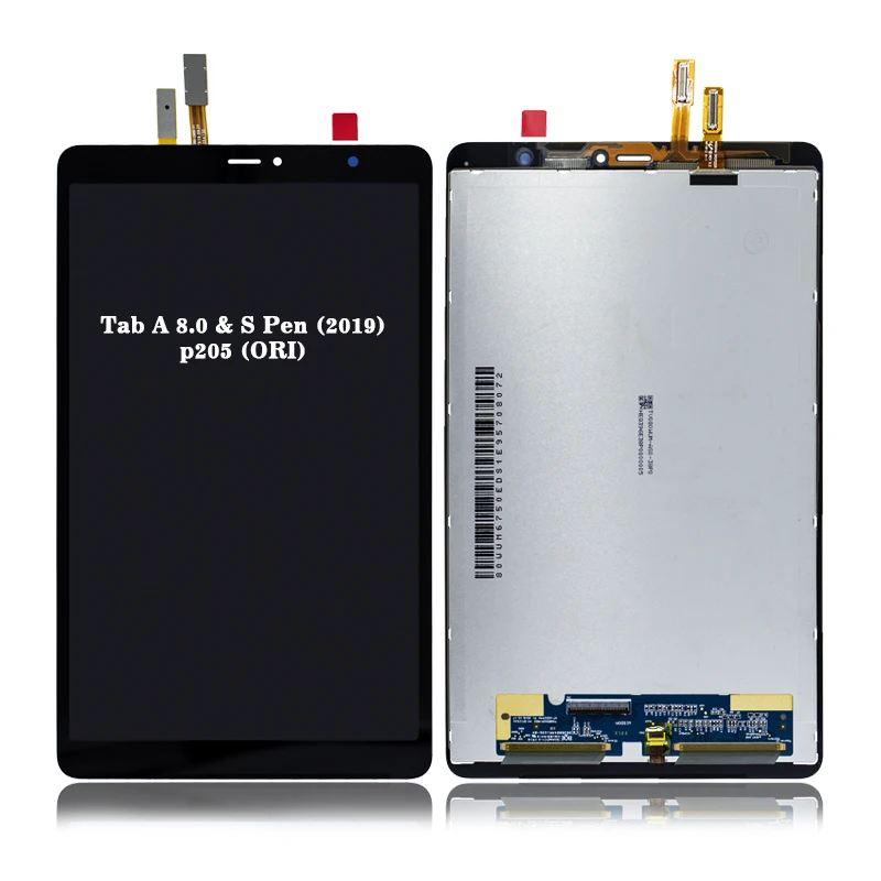 

Tablet Full Assembly Display For Samsung Galaxy Tab A 8.0 2019 P200 P205 Lcd High Quality, Black