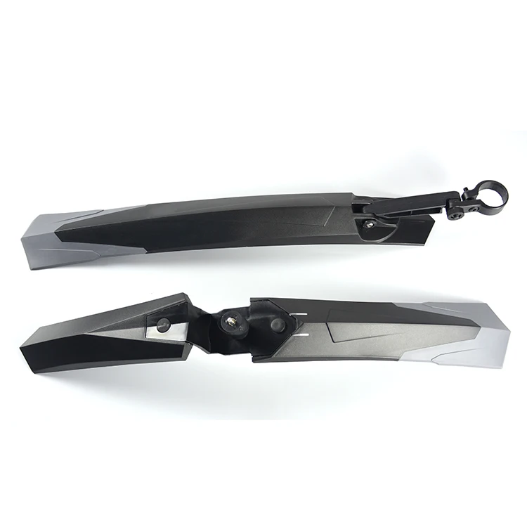 ZOYOSPORTS Black MTB Bike Flexible Bicycle Mudguard Fender Front Rear Plastic Adjustment Guaranteed Quality Bicycle Accessories
