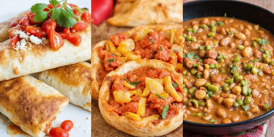 Three types of homemade salsa: red, green, and tomato-based