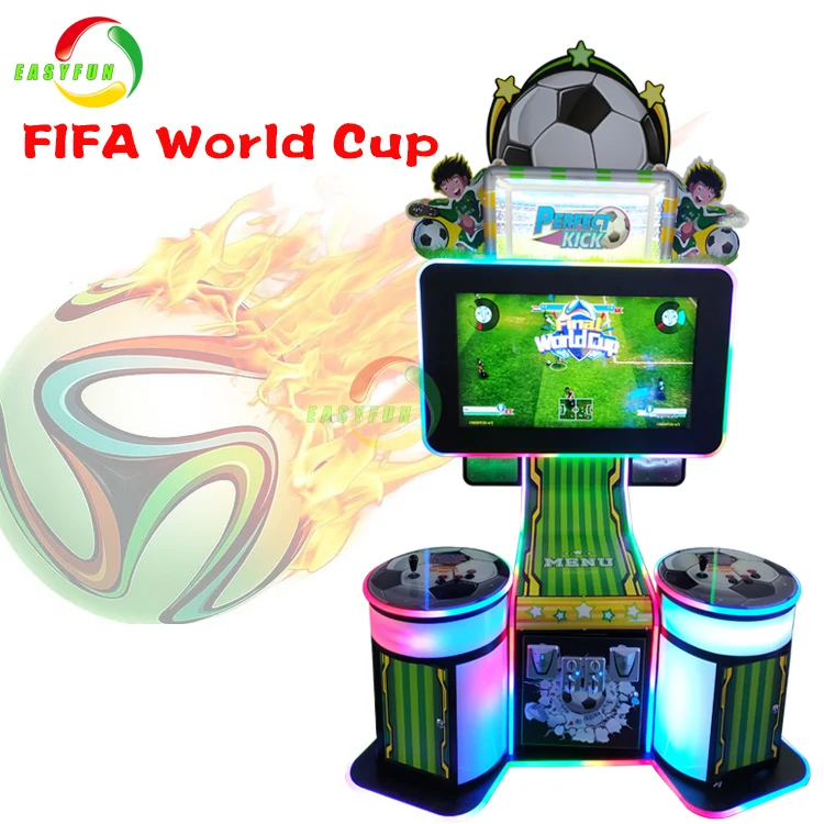Football Game Simulator Joystick Soccer Game 2 Players Coin Operated