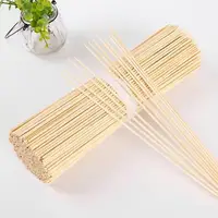 

2020- 45 50 60 Cm bamboo Barbecue Sticks Custom Logo Knot Kabob Food Bbq Color Bamboo Skewer,