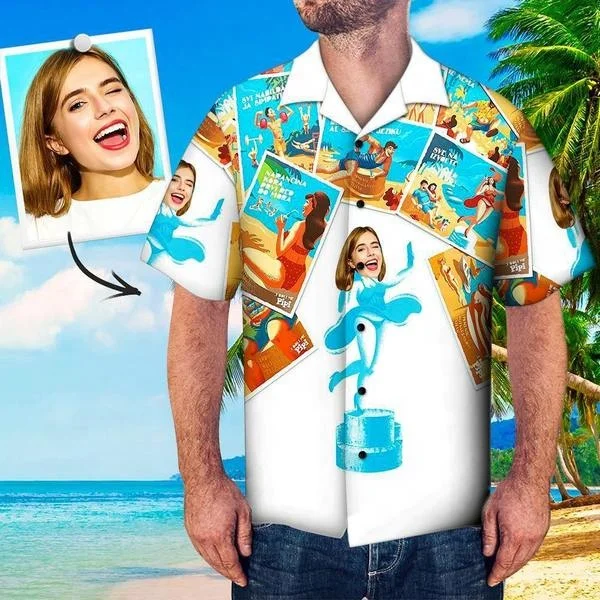 

Man'S Hawaiian Shirts 2021 Latest Style Wholesale Custom Short Sleeve Print Casual Hawaiian Mens Shirt Pattern Beach Wear Shirt, Customized colors