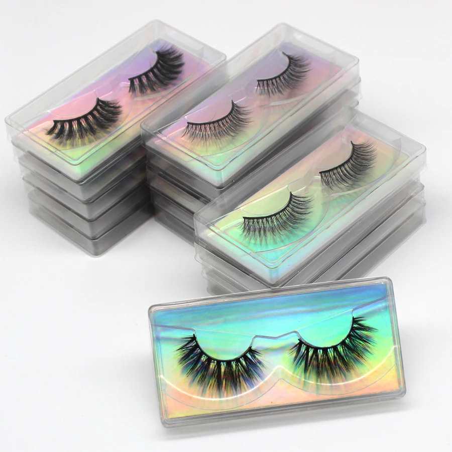 

Damepapil Wholesale Custom Label Hot Sale False Eyelashes 3D For Makeup, High Quality Natural Black Faux Mink Eyelash 3D