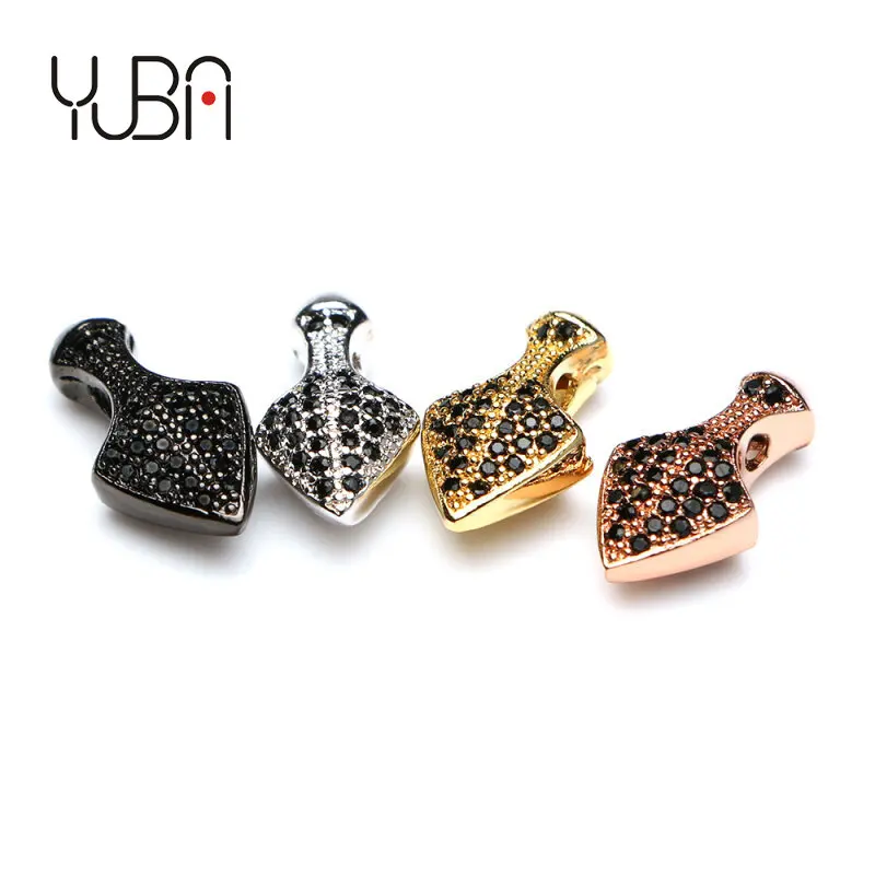 

Retro Anchor Beads Copper plated micro inlaid Boat anchor beaded metal spacer accessories bracelets for jewelry making