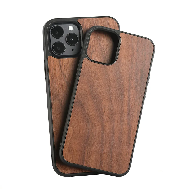 

2021 Wholesale Unique Custom Natural Wood Bamboo phone case for iphone 12 pro max