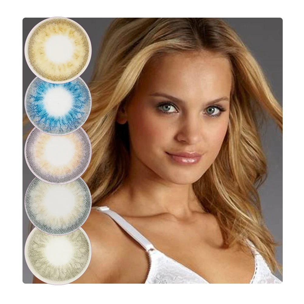 

KSSEYE Color Lenses Hot DNA Taylor Style Wholesale Colored Contacts Natural Looking China Yearly Eye Soft Contact Lenses