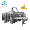 Complete fruit juice filling processing line / orange juice beverage bottling production unit / making plant