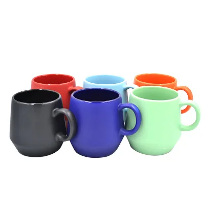 

Mikenda Gift Promotion cheap items customized logo ceramic mug with handle
