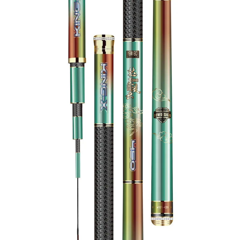 

Jetshark Hot sale Wholesale 5H28 6H19 2.7m-9.0m hard carbon fishing rod Hand Fishing Pole Carp Fishing Rods