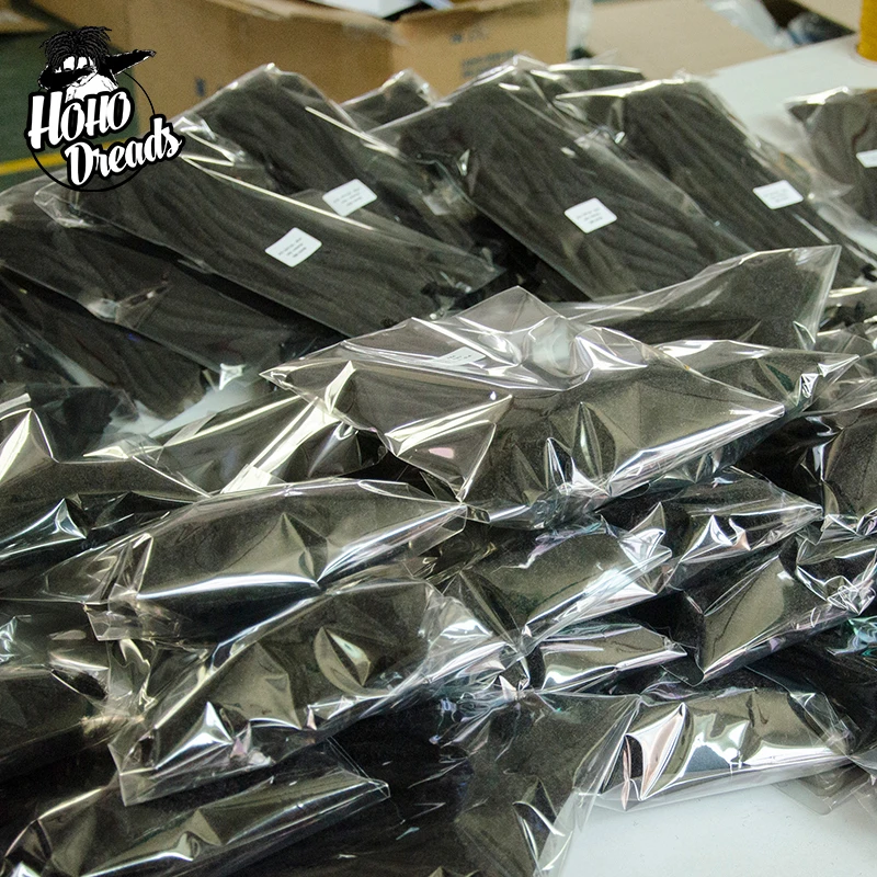 

human hair 100% dread lock colore dread locks human hair natural black