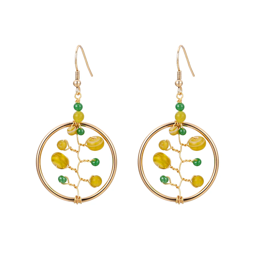 

80403 xuping jewelry the new pure hand-made New hand-made youthful bead earrings