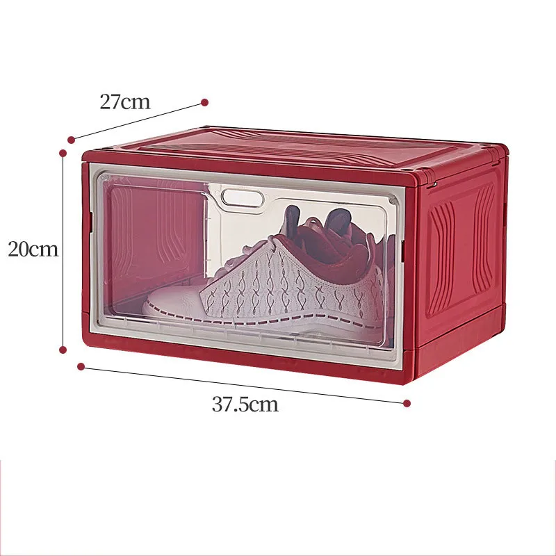 

Creative Stackable Shoe Box Storage Plastic for Yeezy, White, grey, black, customized