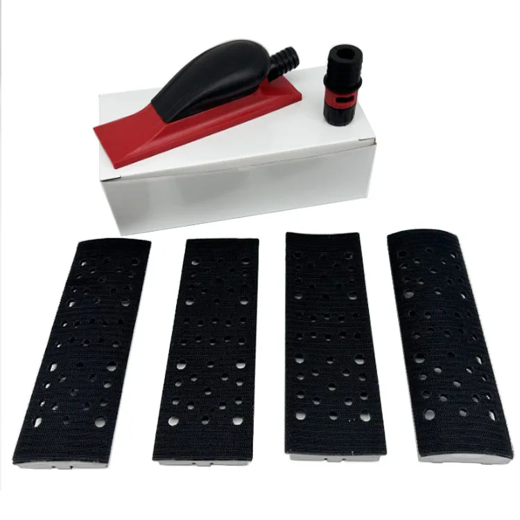 

2.75" x 8" Hand Hook and Loop Sanding Block Kit Set Multipurpose Sander Tool for Sanding on concave Convex and Flat Shaped