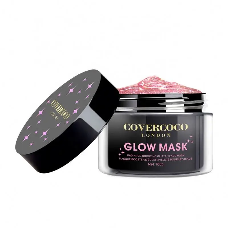 

Covercoco Deep Clean Tightening Facial Pink Clay Peel Off Glitter Face Mask Skin Care