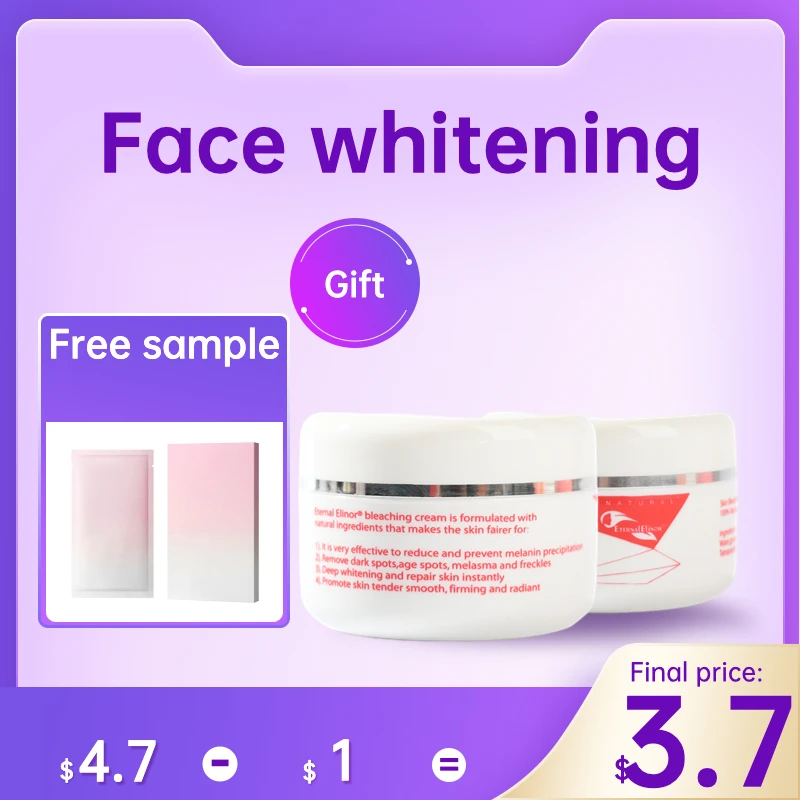 

Amazing elasticity moisture mineral all skin types strong whitening lightening moisturizer face cream