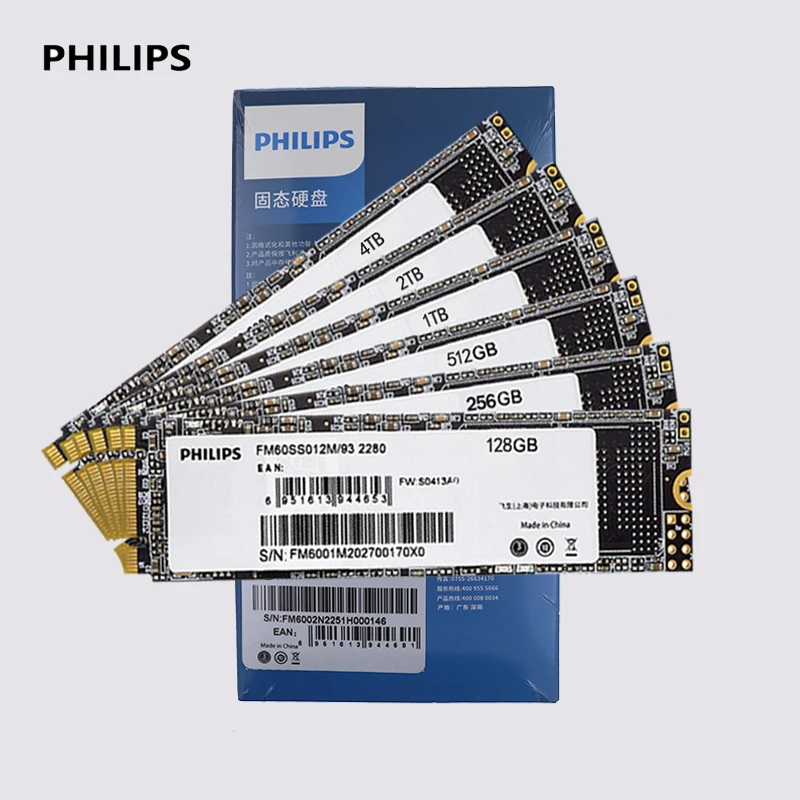 

Philips 20% off 7000m/s nvme m.2 2280 Internal SSD 128GB 256GB 512GB pcie hard disk 3.0 4.0 ps5 1TB 2TB m2 solid state drive