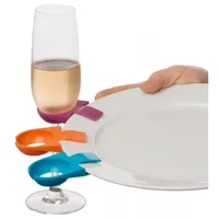 

Plastic Vino Wine Glass Plate Clip