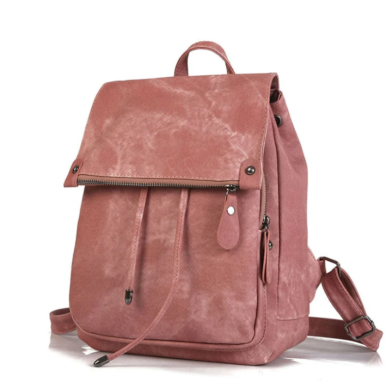 

Women Backpack Women Pu Leather Female Backpacks Laptop Bagpack Travel Bags, Accept customized