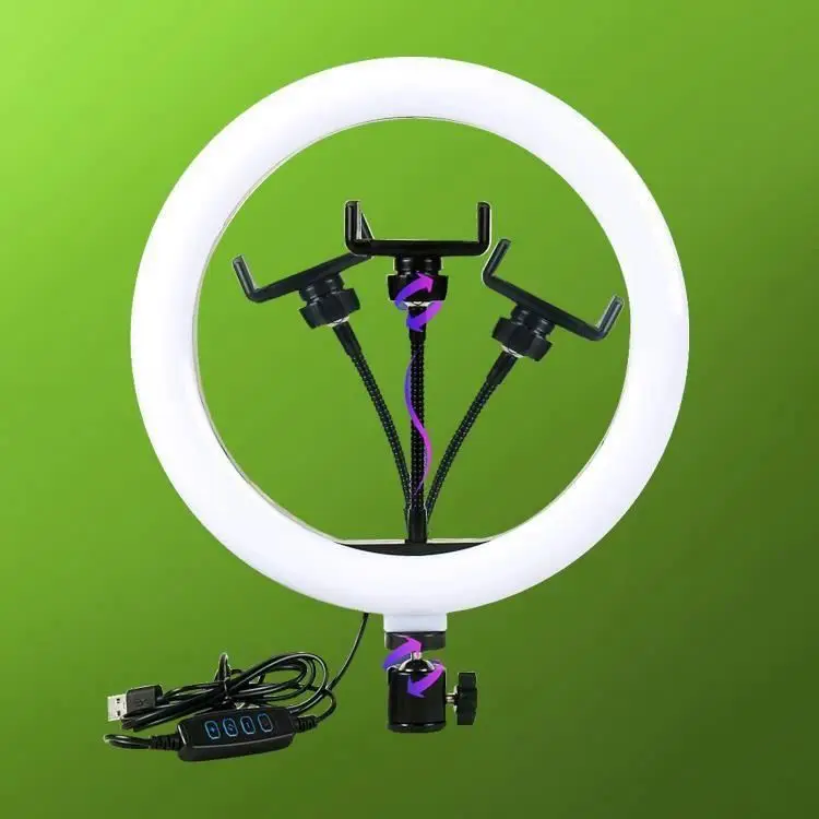 

Led selfie ring light with tripod stand HOP84 vibrating fast master anchor live broadcast bracket