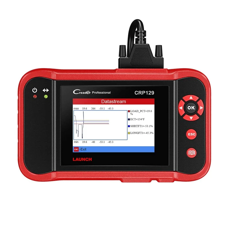 

Launch X431 CRP129 Same as Creader VIII Code Reader OBDII Launch Auto Diagnostic Tool Launch CRP129, As the photo