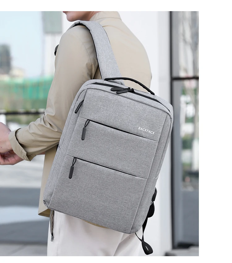 Large Capacity Multifunction Nylon Usb Charger Backpack Anti Theft ...