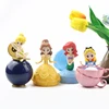 C262 4pcs/set high quality princess figures in cheap price for cake decoration