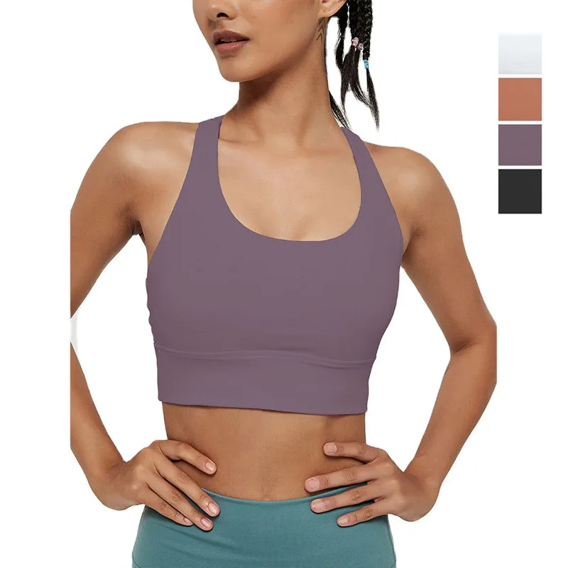 

Women Bras Breathable Sports Bra Anti-sweat Shockproof Padded Yoga Bra Yoga Top Athletic Gym Running Fitness Workout Sport Tops, Customized colors