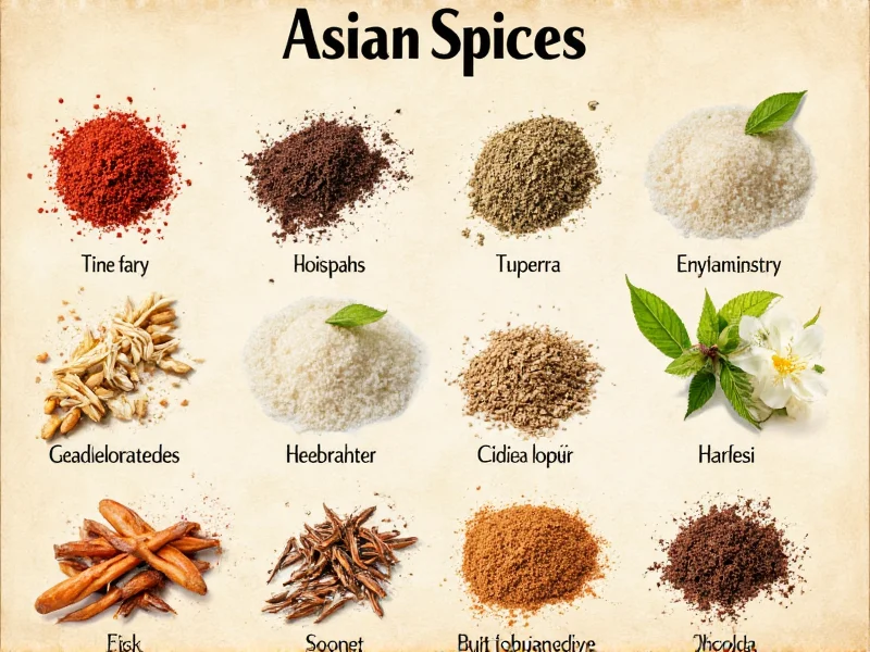 Essential Asian Spices List: Complete Guide to Flavorful Cooking