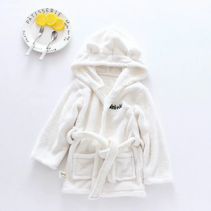 

Factory Direct sales unisex 6-12 month flanell bathrobe baby