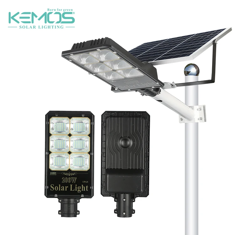 High Power Remote Control ip65 Waterproof Outdoor SMD 200w 300w 400w solar led street light