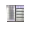 Professional Adjustable Phone Display Cabinet, Cellphone Wall Display Units with LED light