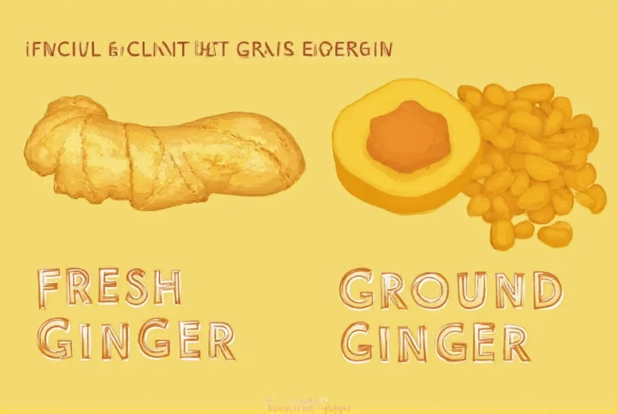 fresh ginger to ground ginger ratio
