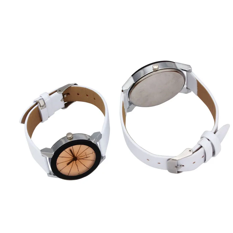 3975 Couple Watches Fashion Lovers Watches Casual And Quartz Dial Clock Leather Wrist Watch