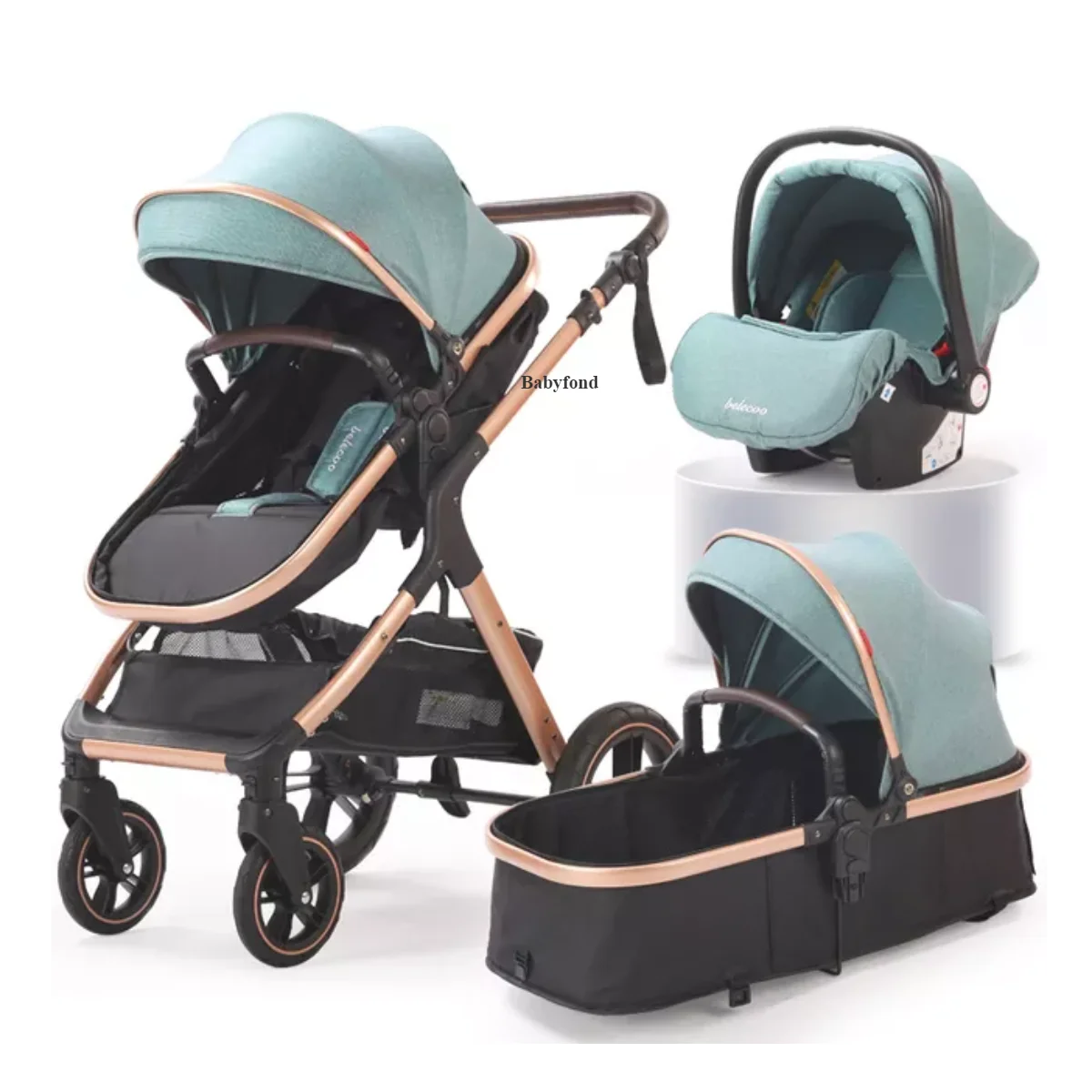 Walker Pram With Cradle Baby Pram Seat 