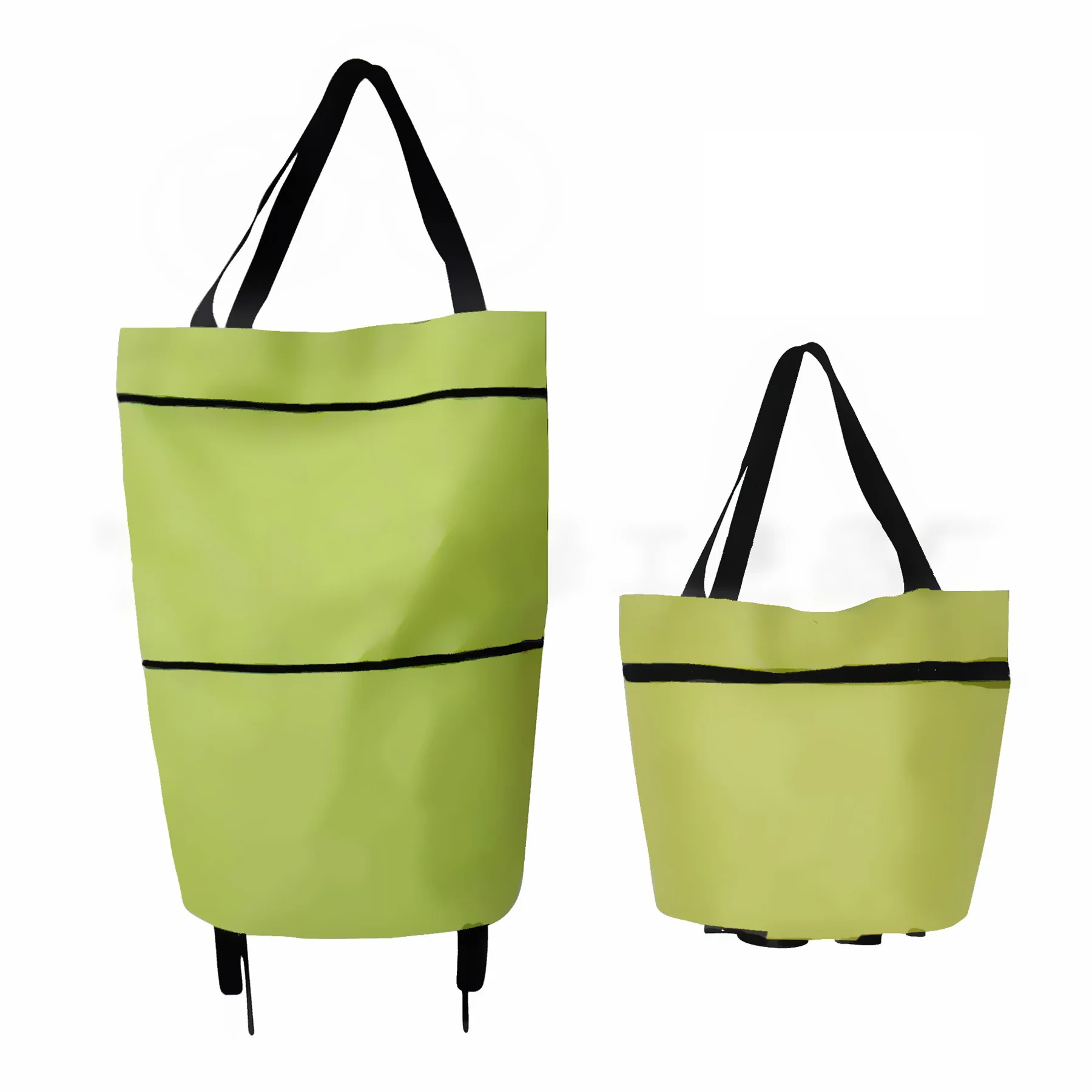 

Wholesale foldable shoulder bag green folding rolling shopping trolley tote cart bag wheeled, Red,pink,black,sky blue, orange,green