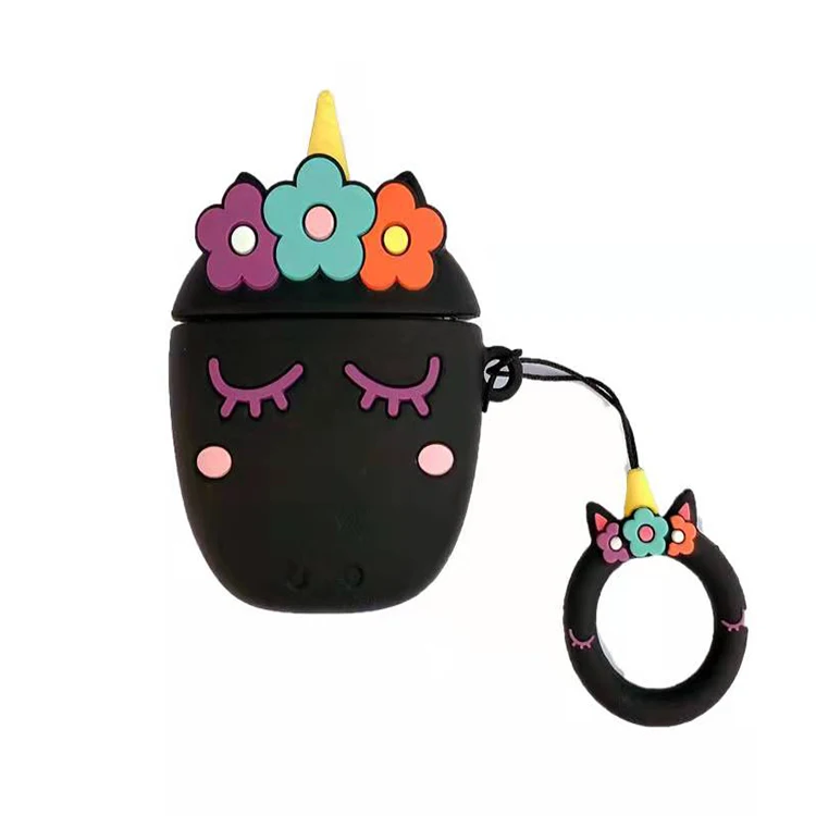 

Charging Earphone Cover Pro Case Cool Superhero Pattern Soft Silicone Cute Cartoon Earbud Protector Cases