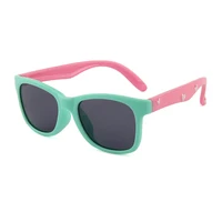 

cool boy sport silicone custom logo polarized kids sunglasses 2019