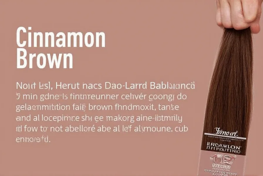 cinnamon brown hair dye