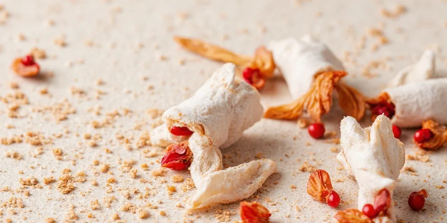 Close-up of Schezwan peppercorns